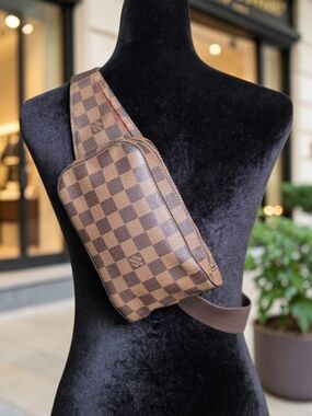 Authentic Louis Vuitton Damier Ebene Geronimos body bag